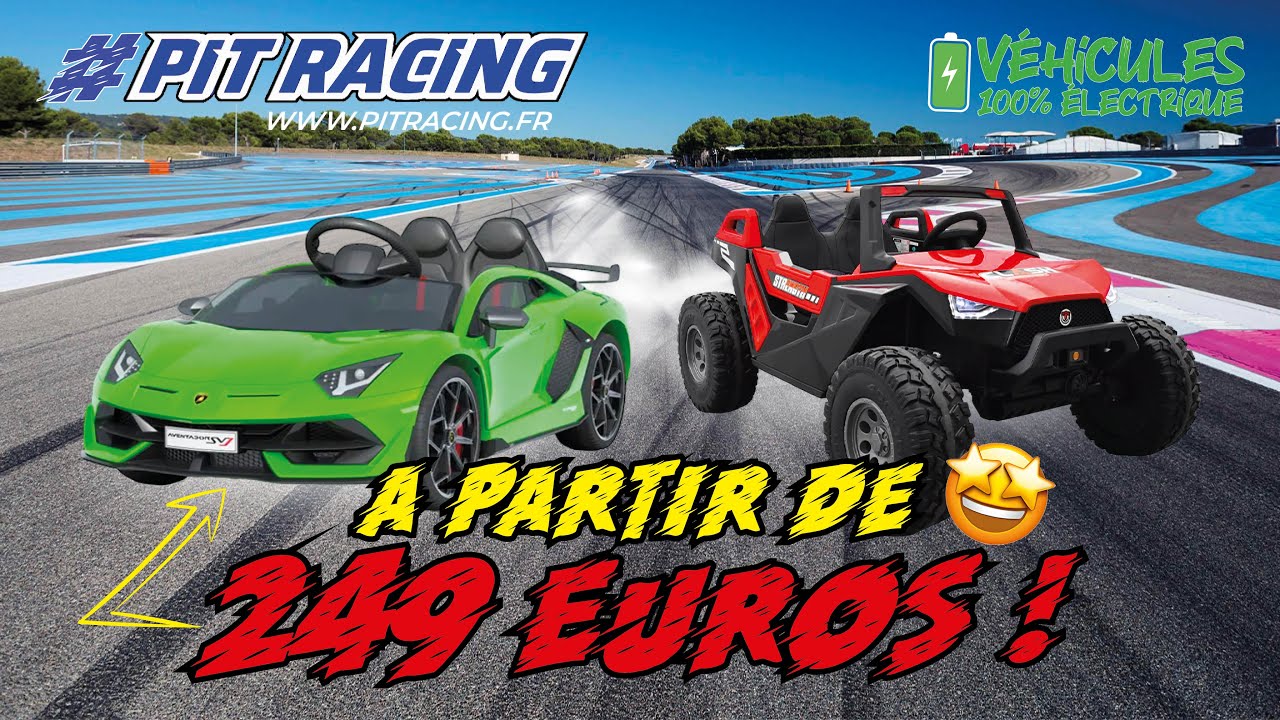 VOITURE ÉLECTRIQUE ENFANT KARTING DRIFT 250W - PITRIDER France