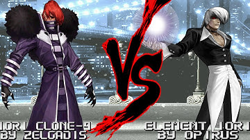 [Mugen 1.1 HD] - Iori Clone 9 vs. Element Iori - Link download