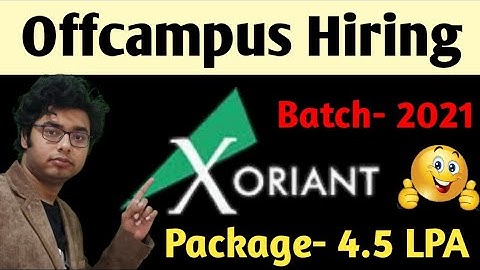 Xoriant hiring 2021 Batch | Salary- 4.5 LPA | Associate Software Engineer | Full Details | Jobs Adda