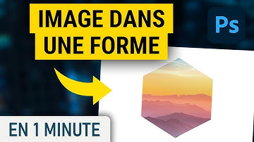 Insérer une image dans une forme sur Photoshop