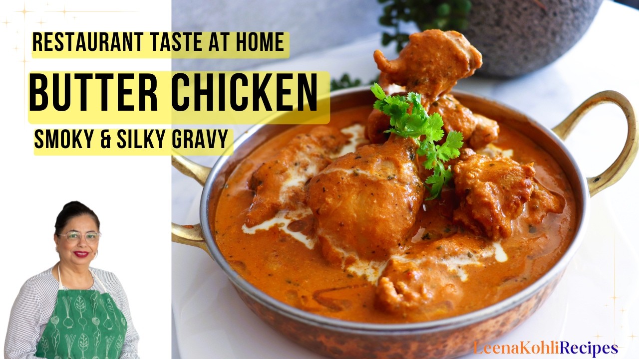 Restaurant Style Butter Chicken Recipe I Homemade Butter Chicken with ...