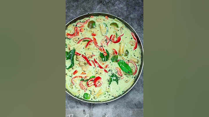 🥢 Authentic Thai Green Curry Recipe 🇹🇭 | Easy & Creamy! 🥥 #food #recipe #cooking