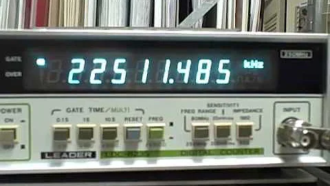 Leader LDC 823S 250Mhz Counter unit 2