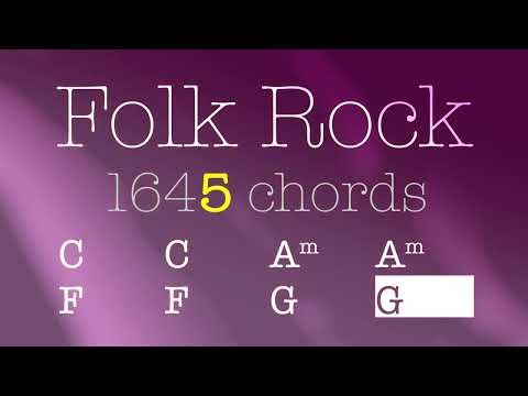 Folk Rock C Am F G, 124bpm. Backing track for Guitar! Play along, improvise, have fun!