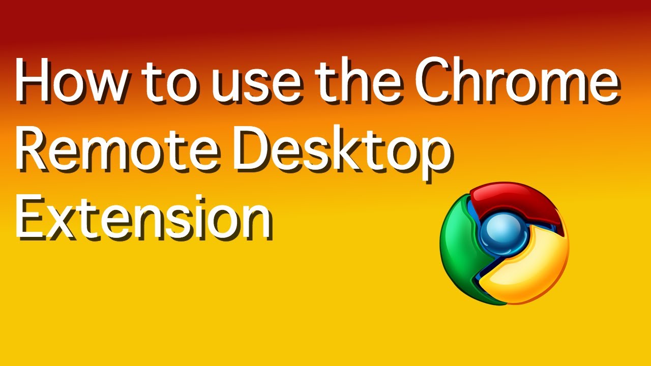 Sharing your desktop with Chrome remote desktop - YouTube