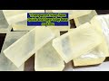 How to make transparent glycerin soap base  diy crystal clear glycerin soap base  diy soap base