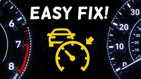 HOW TO FIX AND RESET ADAPTIVE CRUISE CONTROL (ACC) WARNING LIGHT STAYS ON OR FLASHING | ACC LIGHT ON