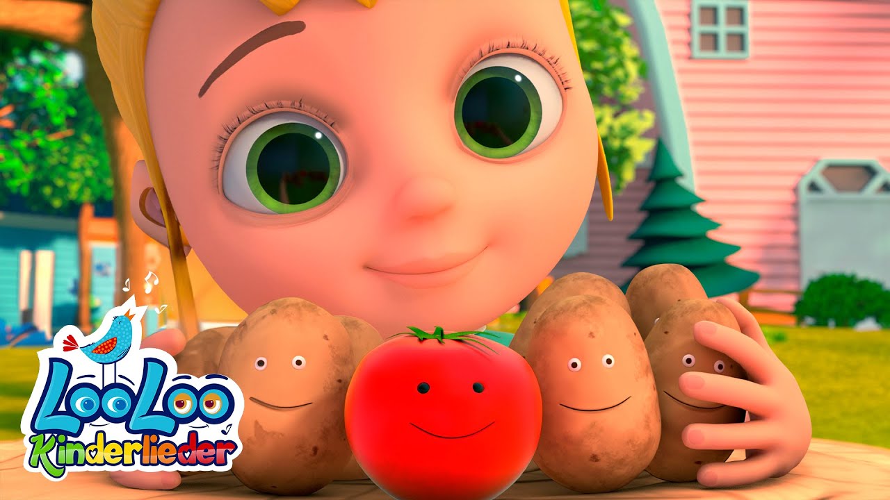 🥔Eine Kartoffel, Zwei Kartoffeln | Lustige Mitsinglieder für Kinder | LooLoo Kinderlieder