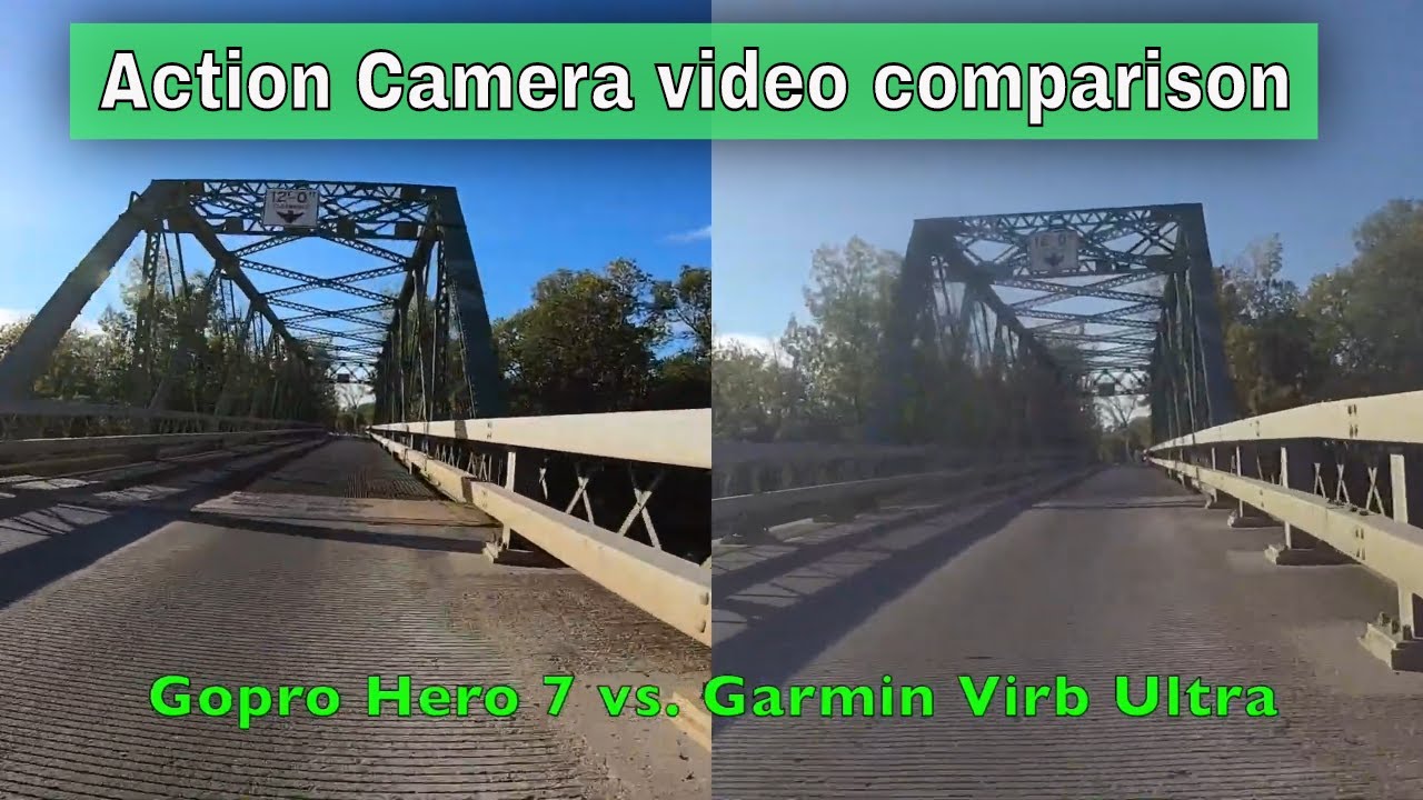 At interagere meditation bredde Gopro Hero 7 Black vs Garmin Virb ultra 30 1080p 60fps - YouTube
