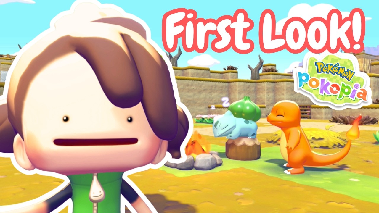 Pokemon Pokopia Gameplay! | My First Pokemon Game!