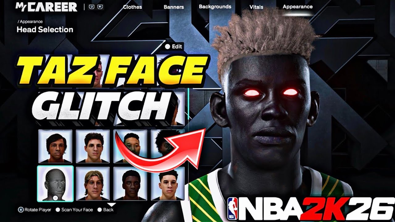 *НОВИНКА* КАК ПОЛУЧИТЬ ГЛИТЧ С ЛИЦОМ ТАЗА В NBA 2K26!