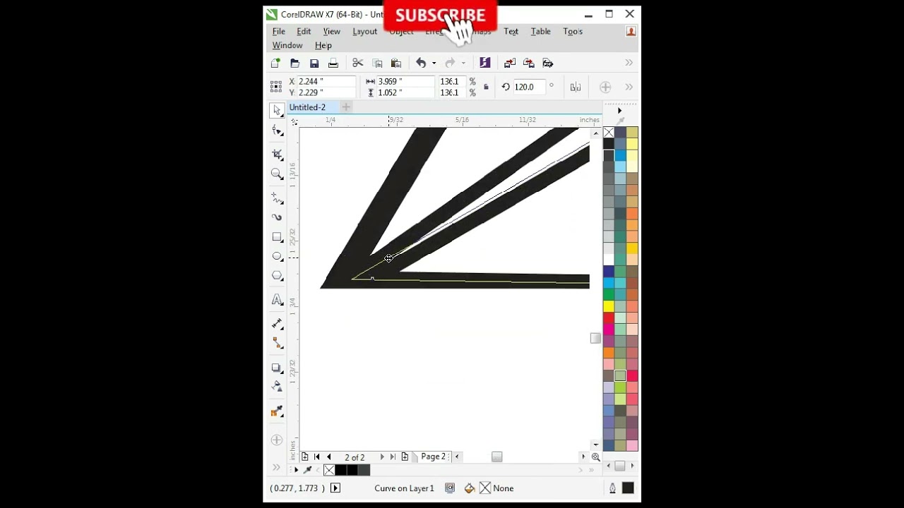 CorelDraw Logo Design Tutorial (Trigon) | Nabeel Graphics | Best Corel draw Tutorial 