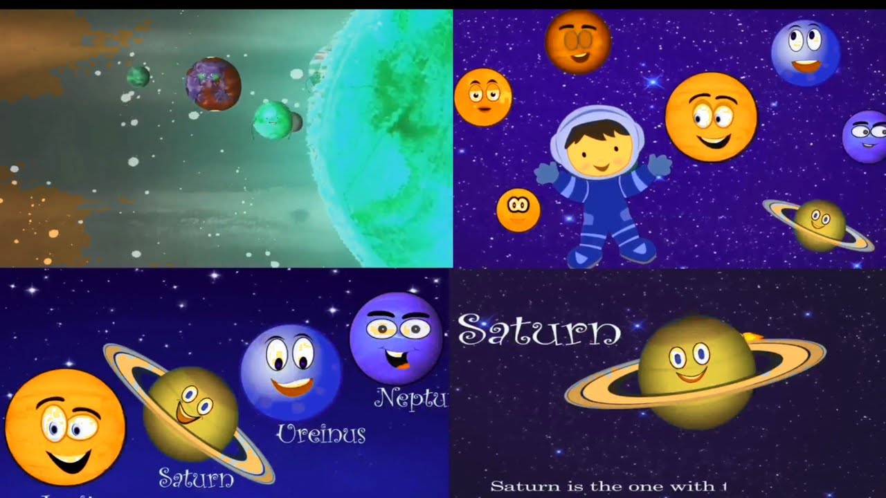 Let's Learn From Planet earth and Mars with amazing effects / Sponsored by Gamavision Csupo effects