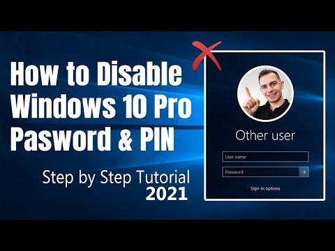 How To Remove Windows 10 Password And PIN - Tutorial 2021