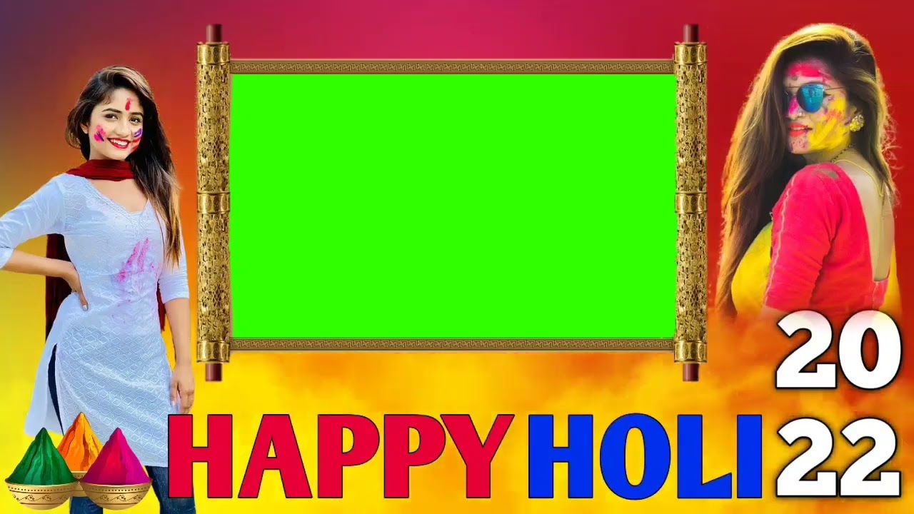 holi green screen | holi green screen video | holi green screen video 2022