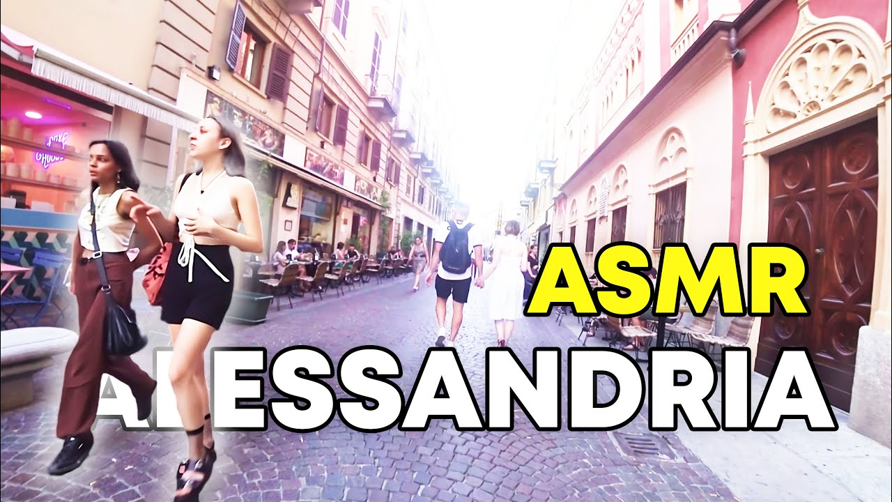 Alessandria - Corso Roma, Italy 🇮🇹 | 4K AMSR Walking Tour