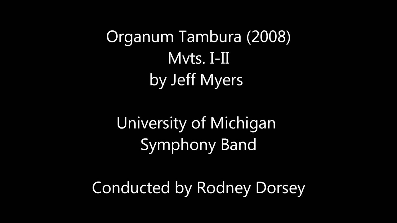 OrganumTambura for symphonic band YouTube
