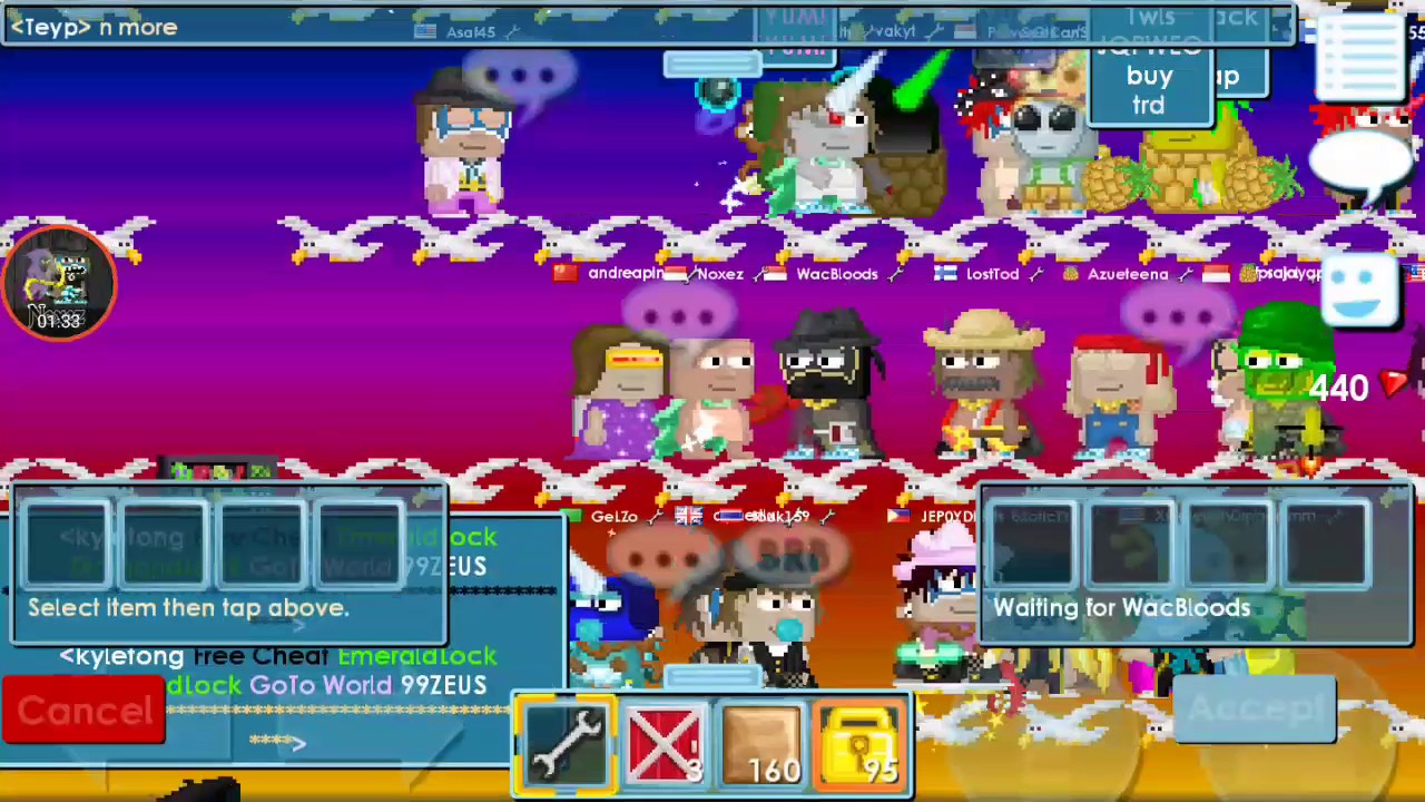 Growtopia Cosmic Cape Vs Zeus Set challange YouTube