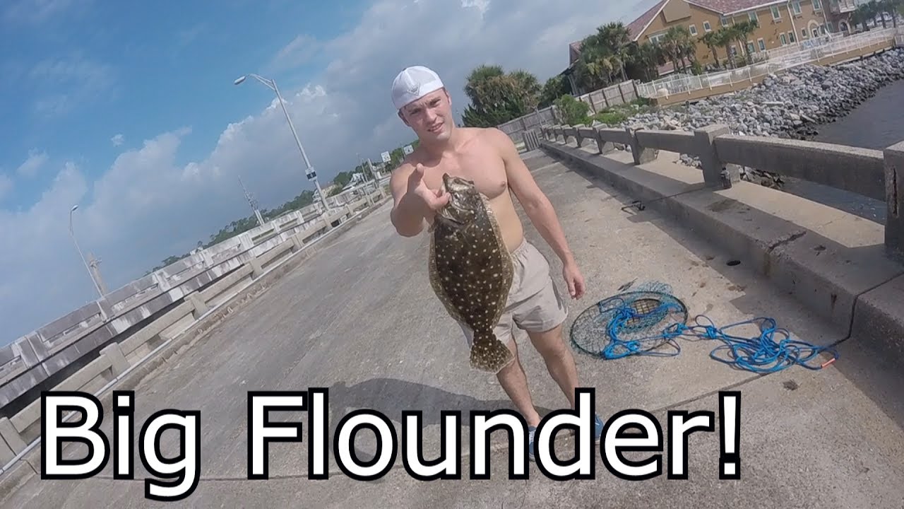 Pier Fishing Bob Sikes Fishing Pier BIG Flouder and Trout Fishing