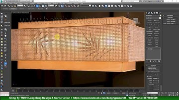 ♛ HỌC DỰNG HÌNH 3DSMAX NÂNG CAO | Bài 11: Vẽ đèn mây tre đan trong 3Ds Max