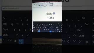 Flags Short Cut Key in MS Word Computer Trick #computertricks #mswordkeys #excelkeys #powerpoin