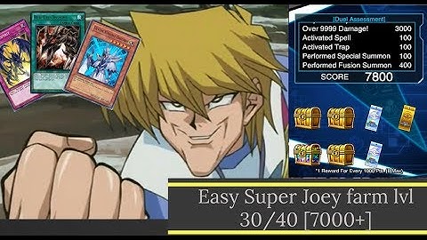 [Yu-Gi-Oh! Duel Links] Super Joey Farm Deck lvl 30/40 [7k+]