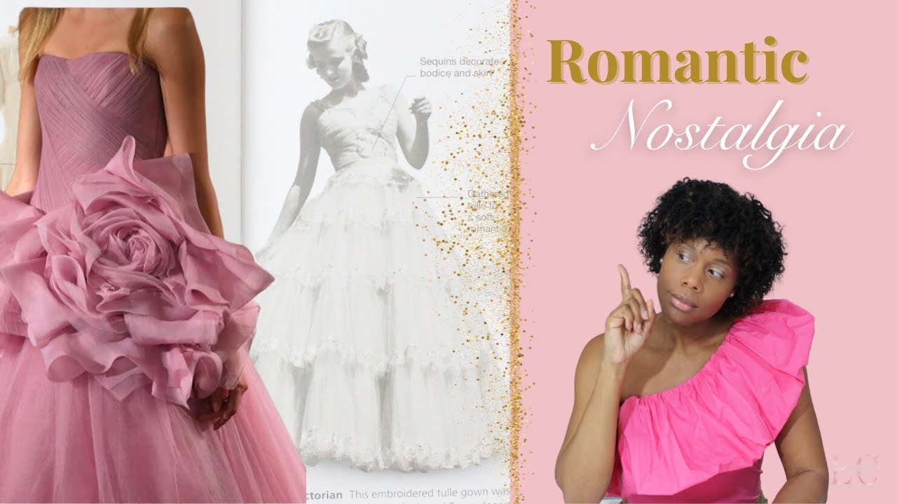 Ruffles and Flounce Dresses, Romantic Nostalgia