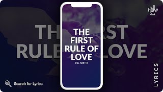 Del Amitri - The First Rule Of Love (Lyrics for Mobile)