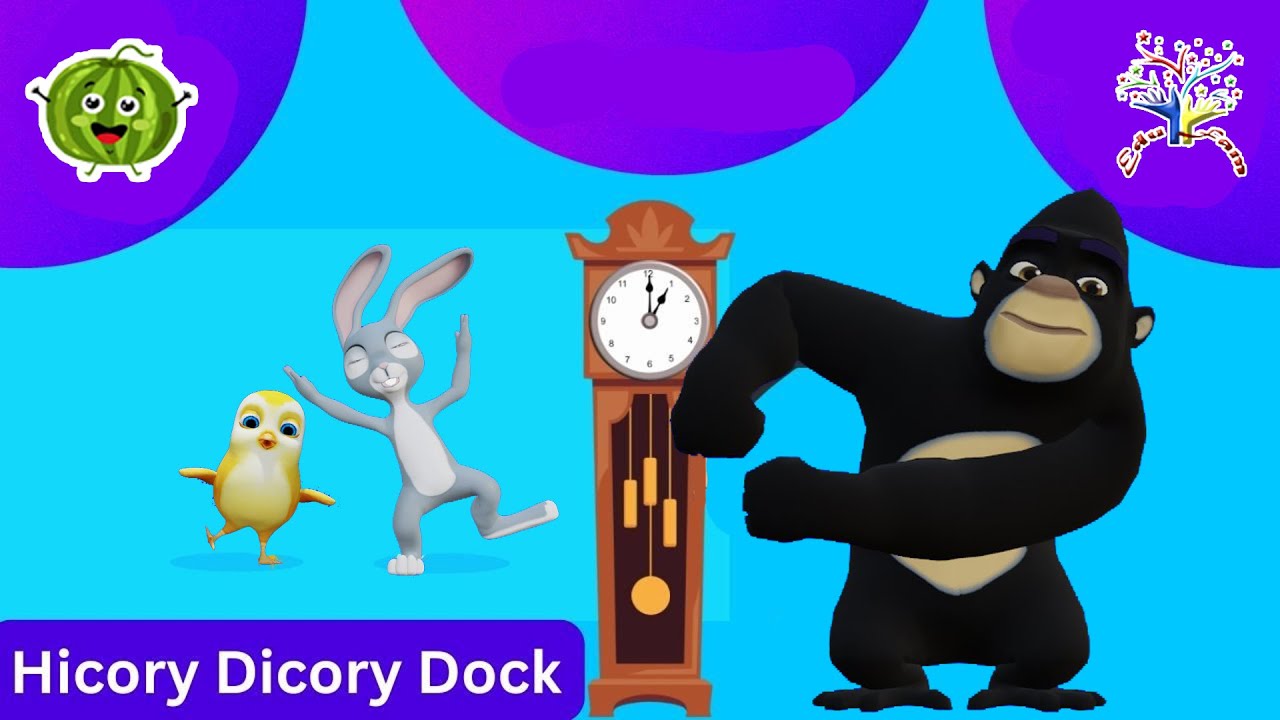 Hickory Dickory Dock AI81 || Super simple kids song || Kids Songs and