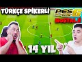 14 YILLIK TÜRKÇE SPİKERLİ PES 6 OYNUYORUZ! 40 METRE GOL! | PES 6 İNTER-BARCELONA MAÇI