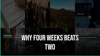 Details Why Four Weeks Beats Two in Europe Update