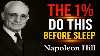 The 1% Use This Bedtime Trick to Stay Ahead | Napoleon Hill Inspired Motivation