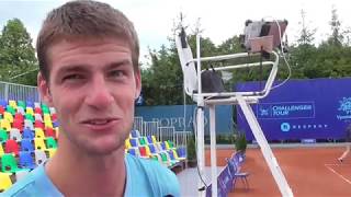 Poprad-Tatry Challenger 2018 1R, Interview, Andrej Glvac Svk - Dominik Sproch Svk 4-6 6-0 6-2