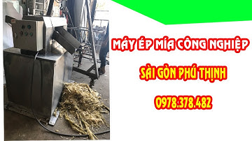 Máy Ép Mía Công Nghiệp Chuyên Nấu Mật Đường Ép Cùng Lúc 15 Cây Mía | Máy Ép Mía Công Suất Lớn
