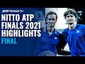 Daniil Medvedev vs Alexander Zverev For The Title | Nitto ATP Finals 2021 Final Highlights