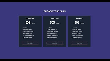 TUTORIAL Cómo hacer una tabla de precios usando HTML y CSS