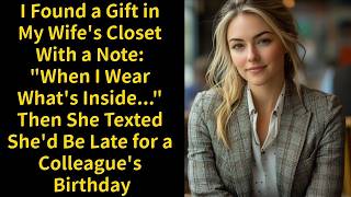 A Gift Was Hidden in My Wife s Closet Then Her Text Made Me Question Everything