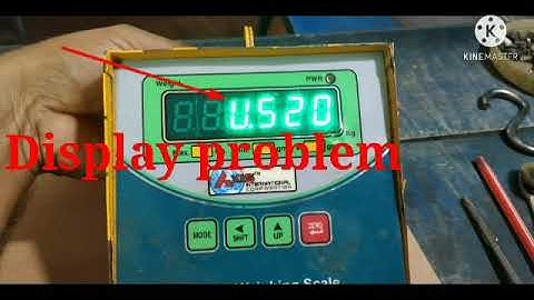 Weight Machine  Display problem