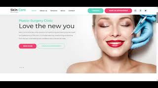 Skin Care Website HTML CSS Project