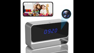 HomeEye App - Hidden Camera Clock Setup Video