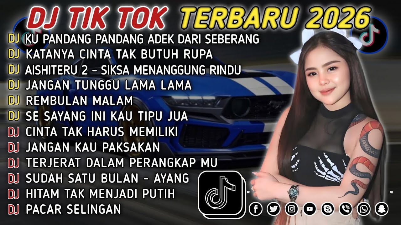 DJ TIKTOK TERBARU 2026 || DJ CINTA DARI SEBERANG 🎵 DJ KATANYA CINTA TAK BUTUH RUPA 🎵 FULL ALBUM❗❗