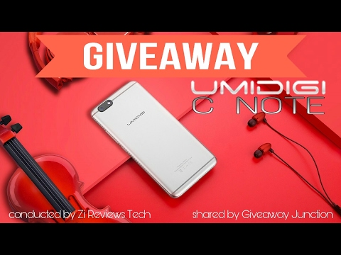 Umidigi C Note Giveaway by Zi Reviews Tech