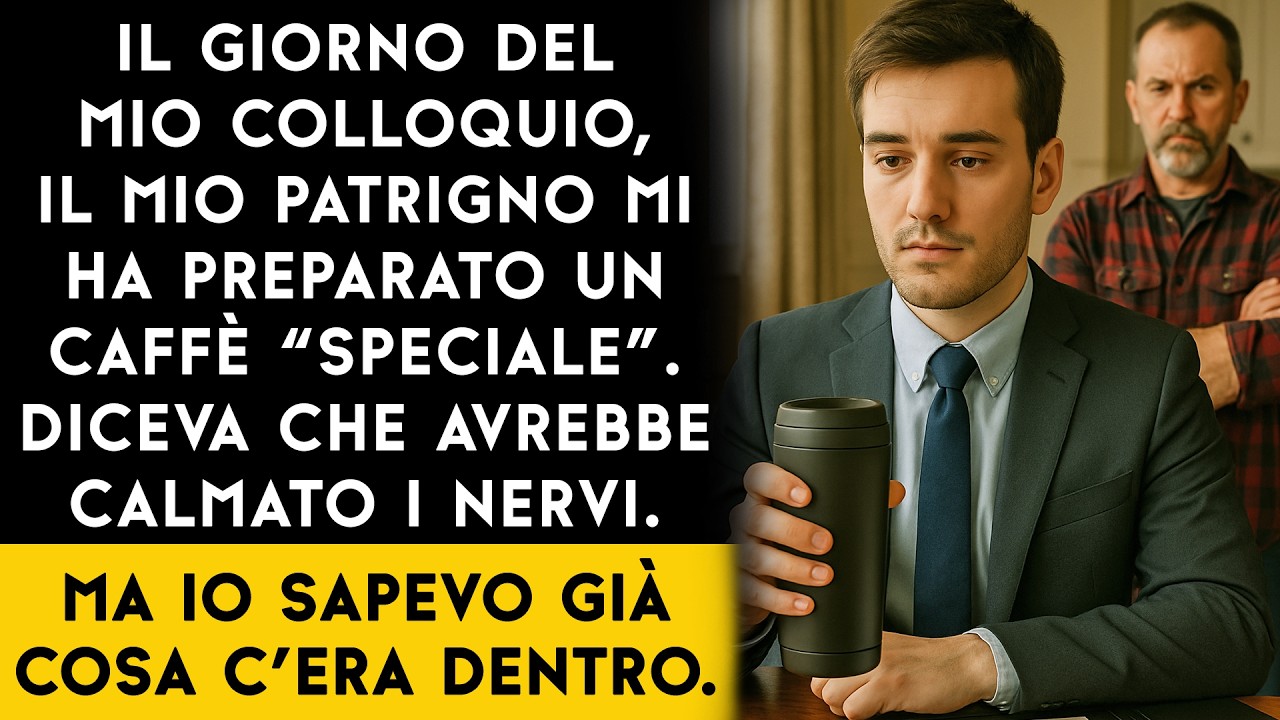 Mio patrigno mi porse il caffè con un sorriso e disse: "Bevi, dai, aiuta con i nervi". Era la mattina del colloquio più importante della mia vita, e lui non me l'aveva mai preparato, mai. L'odore...