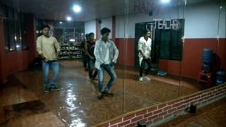 Meghna Magar With Double Ud Guys From Well Dance School.