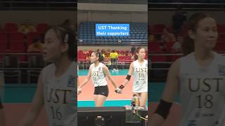 Ust Golden Tigresses Thanking Their Supporters