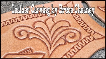 Leather Working: Tooling and Carving Leather on Custom Saddle - Saddle Maker - Bruce Cheaney Videos