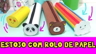 ESTOJO Kawaii de Rolo de Papel – MATERIAL ESCOLAR