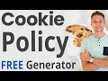 FREE Cookie Policy Generator Tutorial 2023