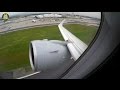 UNBELIEVEABLE silence! HUGE A320neo P&W engine POWERFUL takeoff! [AirClips]
