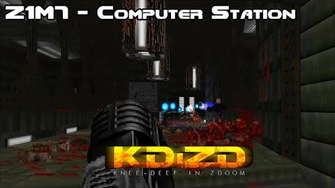 Knee Deep In ZDoom - Z1M7 Computer Station (100% Secrets) [HD]
